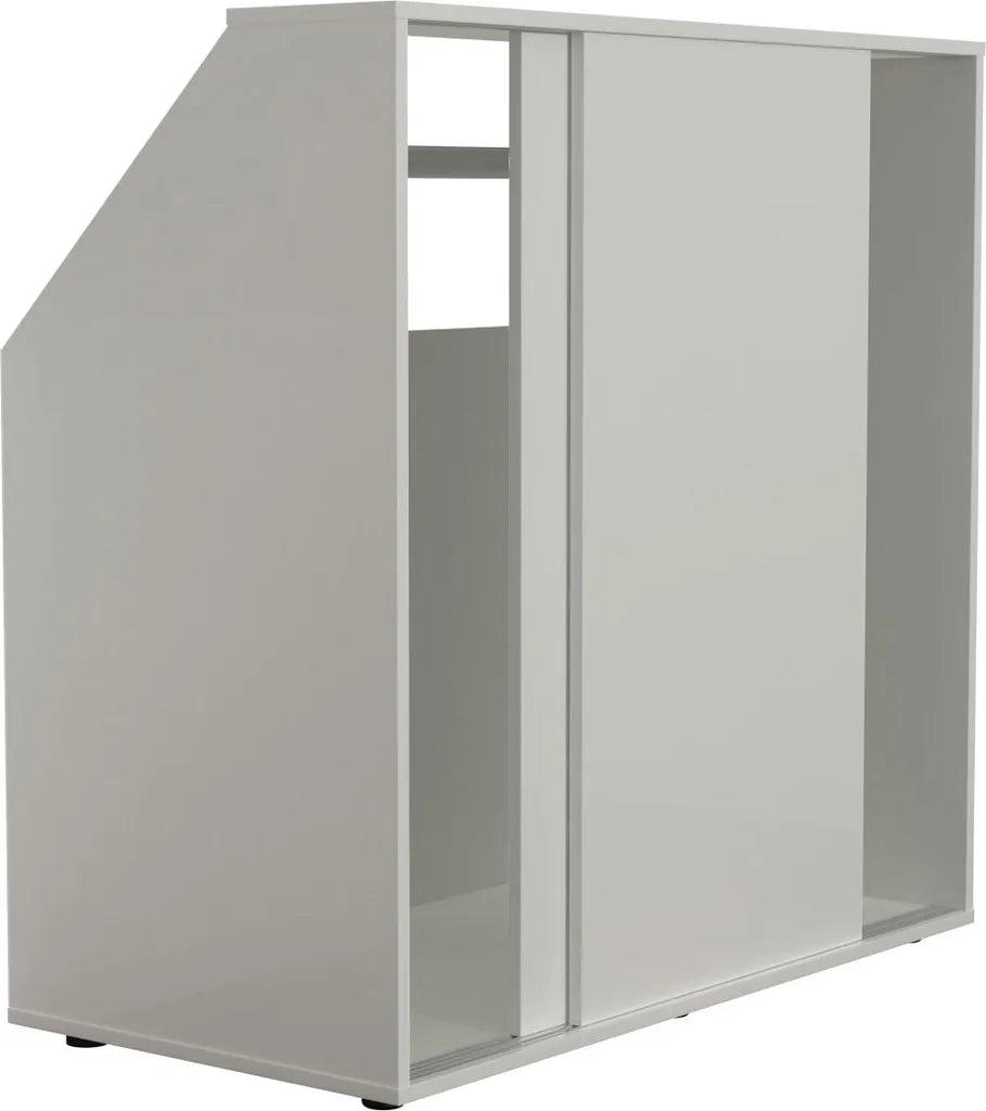 Coast Schiebetürenschrank mit Kleiderstange – 100 x 50 x 100 cm – Weiß