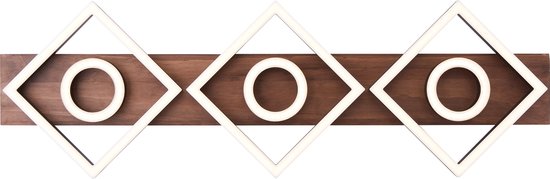 Brilliant Deckenleuchte Maureen - 88 cm - Schwarz mit Holz