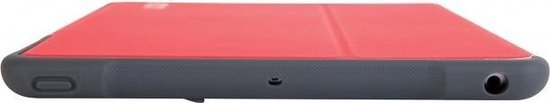 STM dux 20,1 cm (7,9'') Flip case Grau, Rot, Transparent