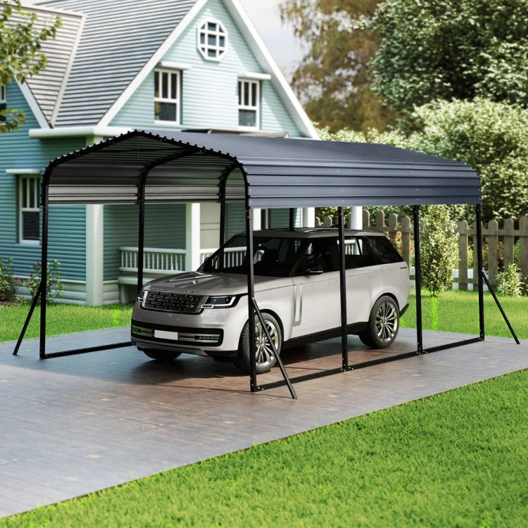 Coast Carport 440 x 300 cm – Stahldach – Verstärkte Träger – Schneelast 120 kg