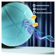 DH FitLife Yoga-Balanceball mit Pumpe – Balance-Trainer – Ø 60 x H 22 cm – max. 200 kg