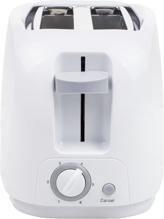 Tristar Toaster BR-1013 – 800 W – 6 Bräunungsstufen – 2 Toastschlitze für 2 Scheiben Brot – Weiß