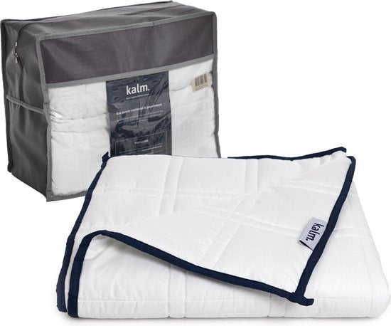 Kalm Double Weighted Blanket 13 KG - 200 x 220 CM - 7-lagiges Design - Weighted Blanket - Heavy Blanket