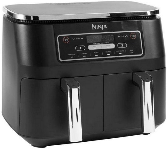 Ninja Doppel-Heißluftfritteuse XXL – 7,6 Liter – Modell 2020 – Dual-Zone-Technologie – AF300EU