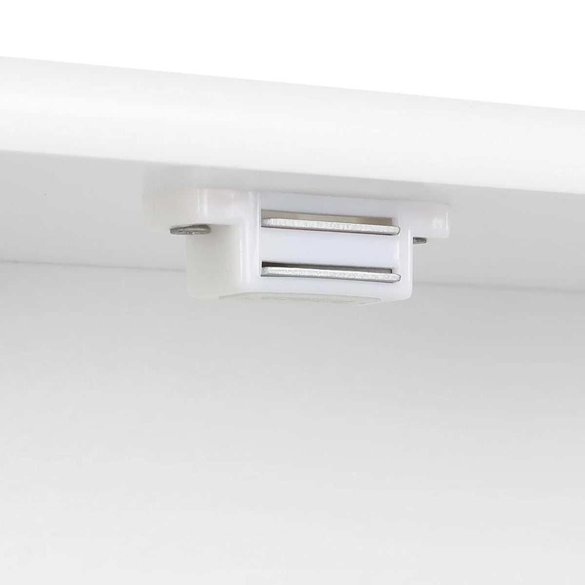Yaheetech Wandschrank für das Badezimmer – Weiß – 48,5 x 14 x 73 cm – Handtuchhalter, offenes Fach, verstellbare Einlegeböden