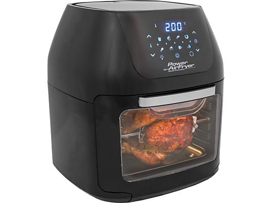 MediaShop M16438 Power AirFryer Multifunction – Heißluftfritteuse – 9 l – 1800 W – Schwarz