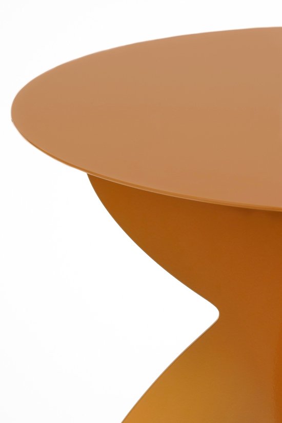 Mica Decorations Rafi Beistelltisch – H 50 x Ø 40 cm – Eisen – Braun