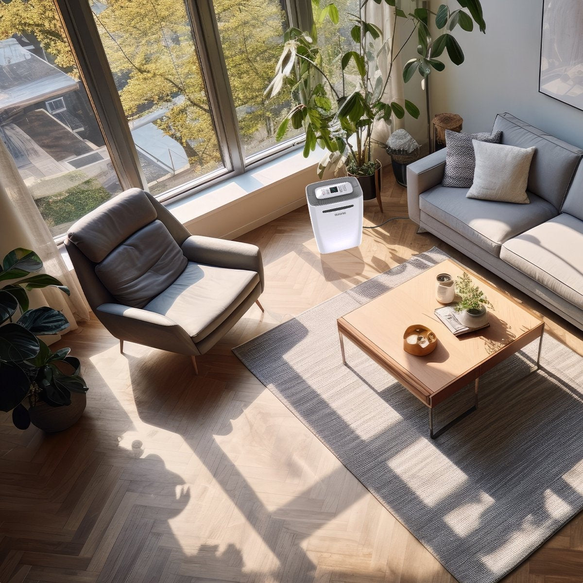 Auronic - Luftentfeuchter - 16L - Schlafzimmer, Badezimmer, Wohnzimmer und Büro - Weiß