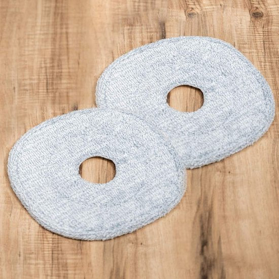 Livington Clean Water Spin Mop Mikrofaser-Pads, 2 Stück – Ersatzpads für den Livington Clean Water Spin Mop Bodenwischer – für alle Bodenbeläge – Ersatz-Wischkopf – Zubehör