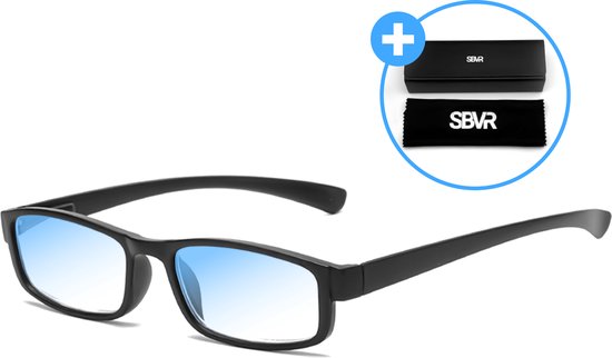SBVR - Blaulichtbrille - Stärke +1 - Blaulichtbrille - Computerbrille - Bildschirmbrille - Unisex