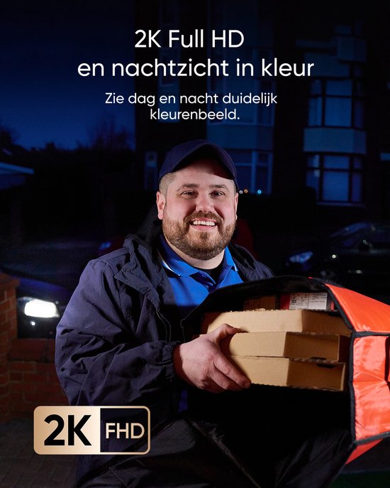 eufy Security E340 Video-Türklingel – Video Doorbell – Dual-Cam-Technologie – 2K-Full-HD-Auflösung – Farb-Nachtsicht – KI-Paketerkennung – Keine monatlichen Kosten – Kabellose Installation – Kompatibel mit Alexa und Google Assistant