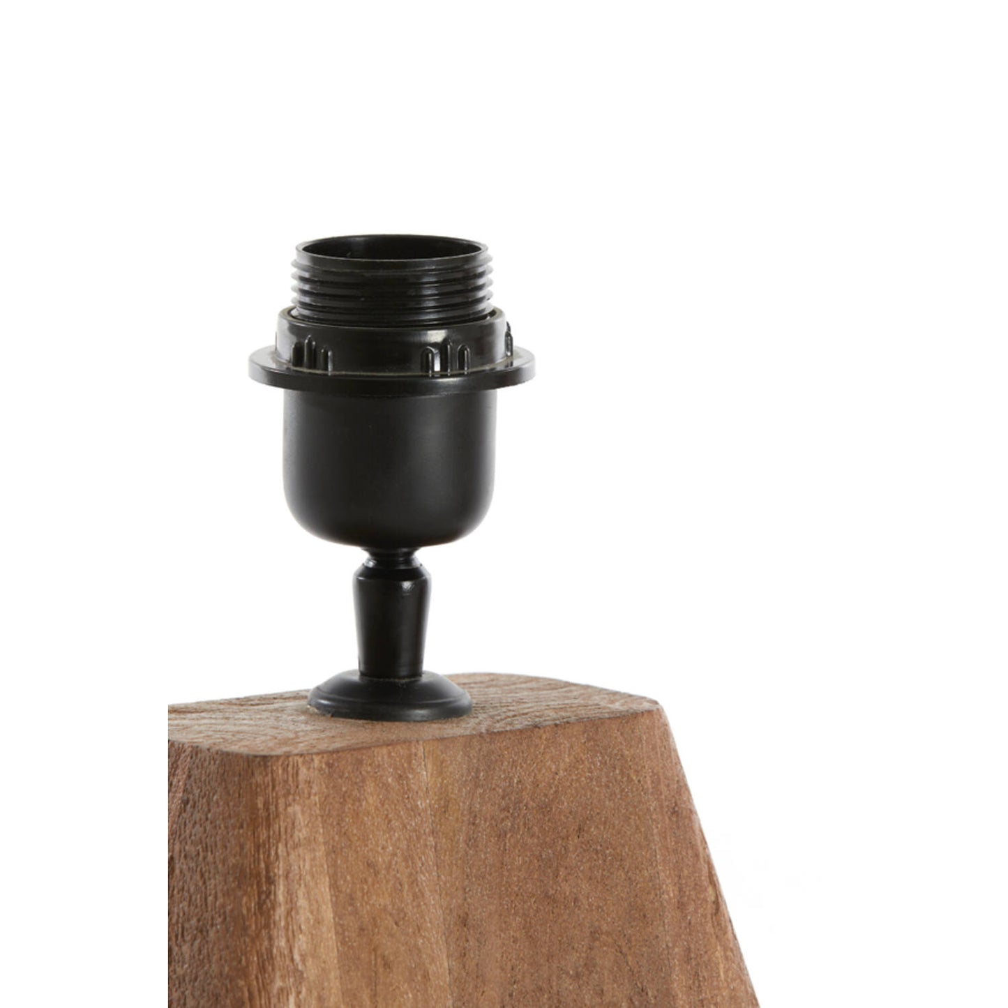 Kardan-Lampenfuß – Holz – 18 x 13 x 15 cm – Braun
