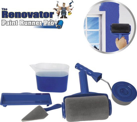 Paint Runner – eine tropffreie Farbrolle mit Farbbehälter