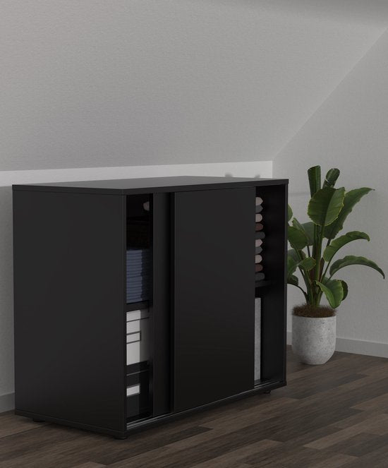 Hängeschrank unter schräger Wand Dachgeschoss Schlafzimmer - Schrank Sideboard 65 cm hoch