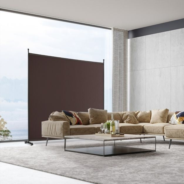 Coast 184 x 184 cm Raumteiler auf Rädern Paravent mit Paneel-Faltwand - Wohnzimmer - Schlafzimmer