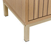 5five Unterschrank Tasso – Bambus, MDF, 33 x 28 x 80 cm