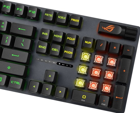 ASUS ROG STRIX SCOPE II RX/RXRD – Tastatur – XA12 – kabelgebunden – USB – Schwarz – QWERTY
