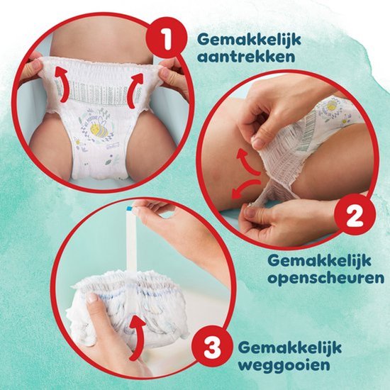 Pampers Harmonie Pants – Größe 4 (9 kg–15 kg) – 32 Windelhosen
