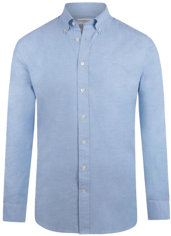 McGregor Hemd Oxford Stretch Mm999 6001 01 2001 Hellblau Herren Größe - M