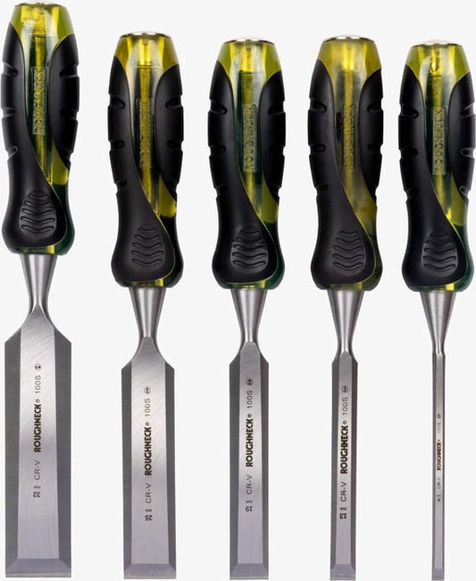 ROUGHNECK – MEISSELSATZ – 5-TEILIG – 6, 13, 19, 25 UND 32 mm