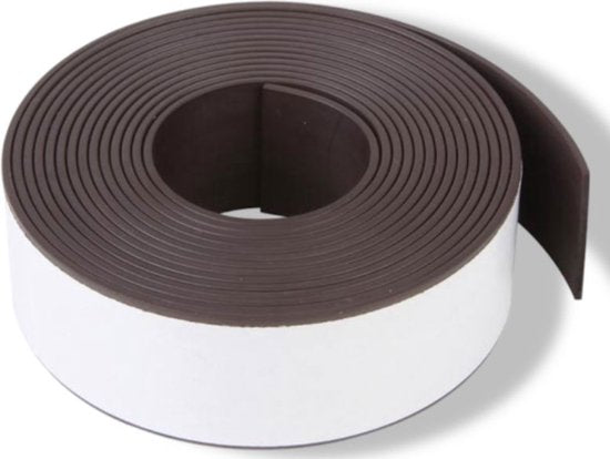 Velleman Flexibler Magnetstreifen – selbstklebend – 300 x 2,5 cm – schwarz