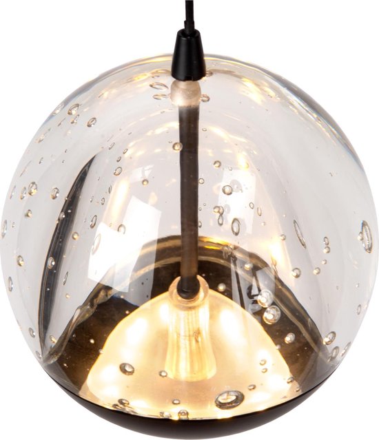 Lucide SENTUBAL – Hängeleuchte – LED, dimmbar – 5 × 5,3 W, 2700 K – Schwarz