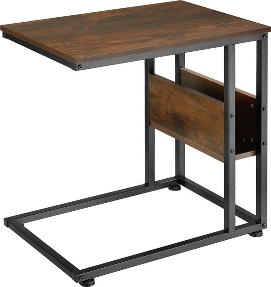 tectake - Beistelltisch Wigan Industrie dunkel- Abmessung 55 x 36,5 x 60 cm - 404277