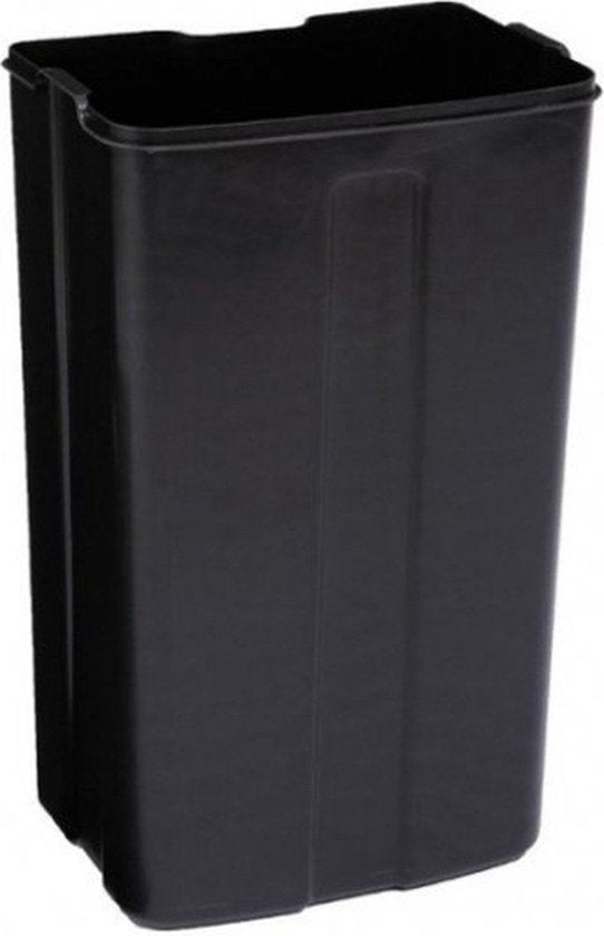 5Five Mülleimer aus Metall – Schwarz – 35 x 32 x 62 cm – 30 l