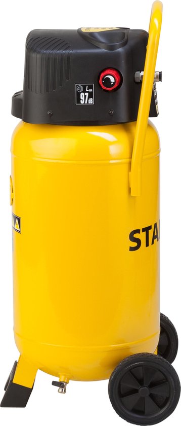 Stanley – D230/10/50V Luftkompressor – 10 bar – ölfrei, Tankvolumen 50 l