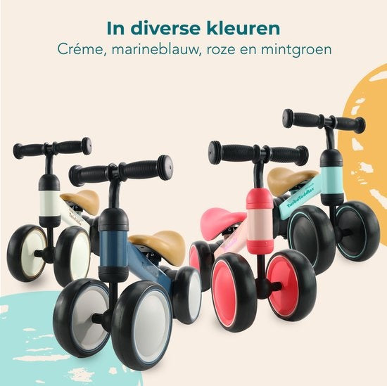 LifeGoods TurboToddler Balance Bike - Spielzeug ab 1 Jahr - Kinder Roller - Mintgrün