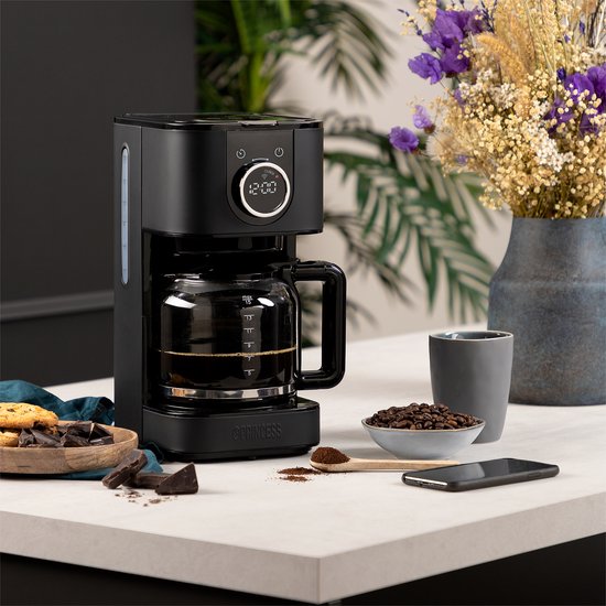 Princess 246060 Kaffeemaschine - 1.5L - 10-15 Tassen - Filterkaffeemaschine - Schwarz