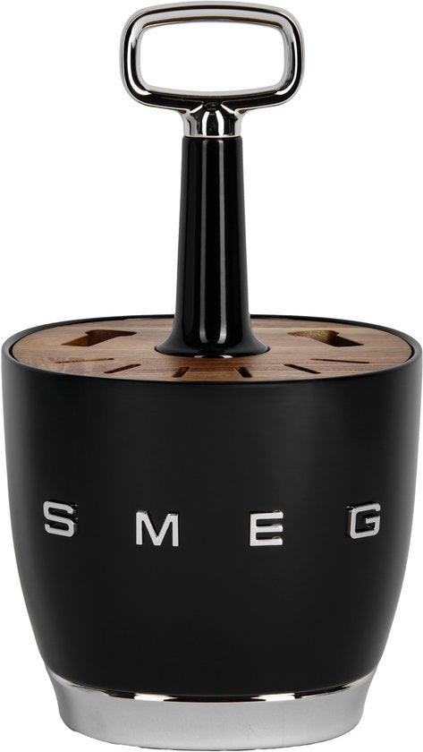 Smeg – Besteckhalter – Schwarz – Für 6 Personen geeignet