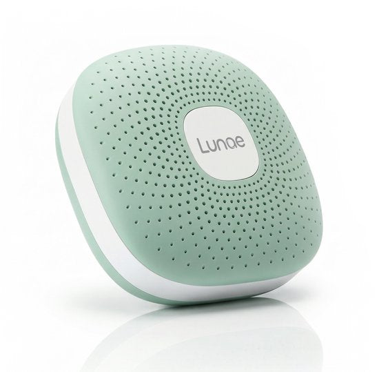 Lunae White Noise Machine 2026 – Gerät für weißes Rauschen mit Nachtlicht – Geeignet für Babys, Kinder und Erwachsene – Schlafhilfe für Babys – Schlaftrainer für Kinder – Mintgrün
