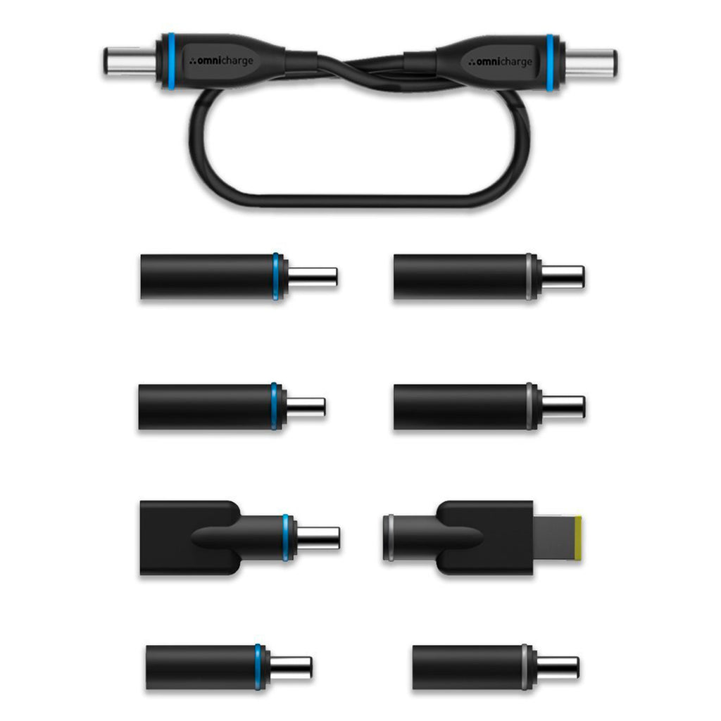 Omnicharge DC-Kabel-PC-Kabel - Lenovo, Dell und HP - Schwarz - 15 cm