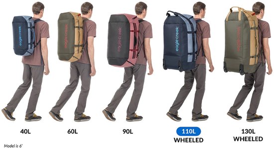 Eagle Creek Cargo Hauler Wheeled 110 – Reisetasche auf Rädern, 77 cm (Carbon)