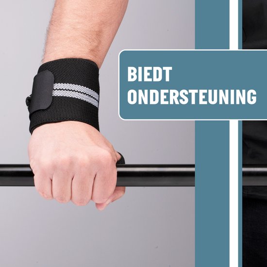 Umbro Armbänder - 2 Stück - Für Fitness, Crossfit und Krafttraining - Weiß/Schwarz