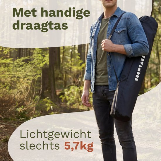 TRVLMORE Campingstühle - klappbar - 120KG Tragkraft - inkl. Tragetasche - Klappstuhl - Angelstuhl - Klappstuhl - Schwarz