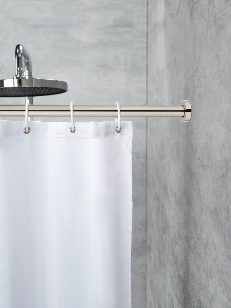 WENKO Luz Teleskop-Duschstange Chrom – 70–115 cm – Edelstahl