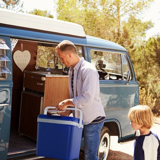 Auronic Electric Kühlbox - Kühlbox - 25L - 12V und 240V - Blau