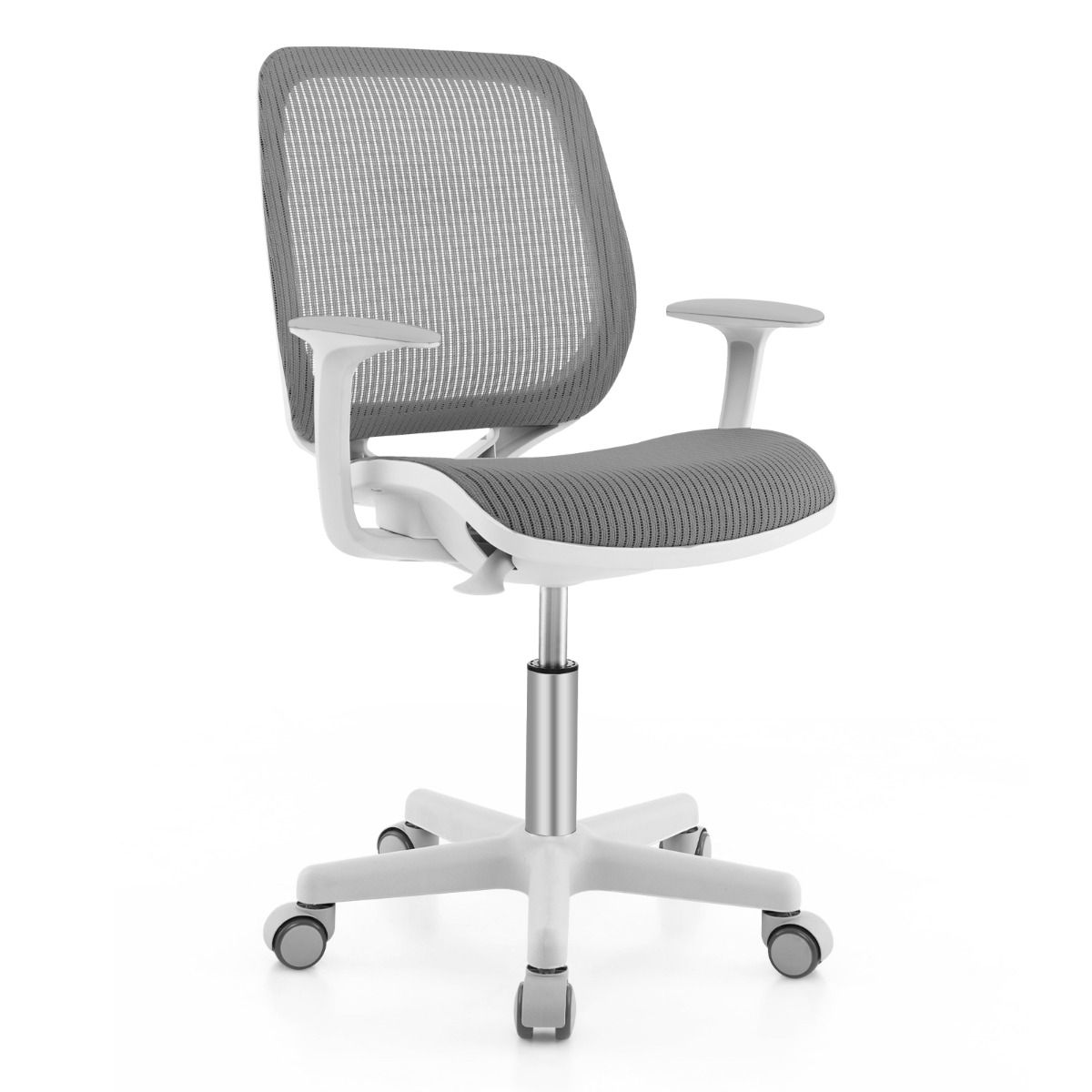 Coast Kinder-Schreibtischstuhl – höhenverstellbar – ergonomisches Design – grau