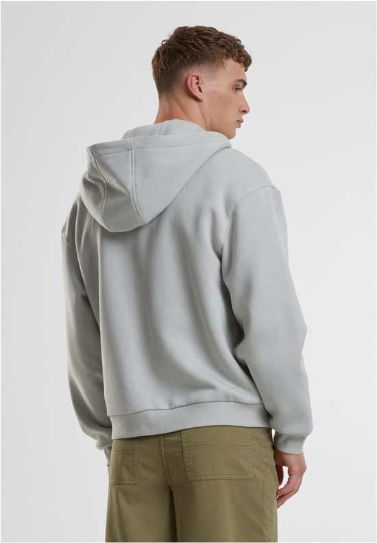 Urban Classics – Flauschige Weste mit Kapuze – S – Grau
