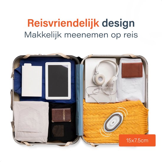 Reisebügeleisen - Mini-Dampfbügeleisen - kompakt & tragbar - Trocken- und Dampffunktion - Reise