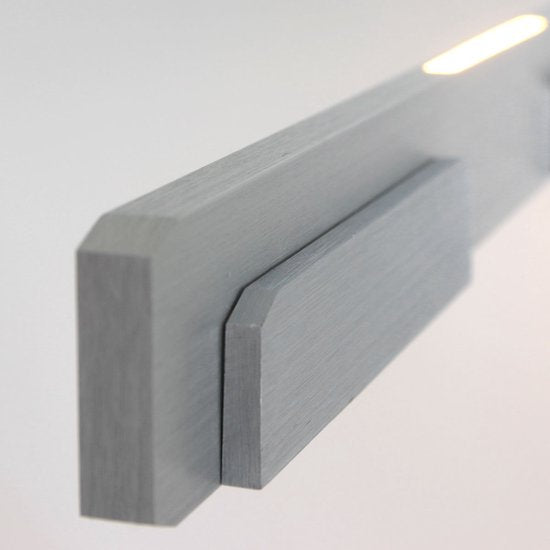 Steinhauer - Pendelleuchte - Bloc - Stahl - Glas Metall - Designleuchte - LED - 3296ST