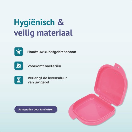 Alyze Zähne und Zahnspange Tablett - rosa