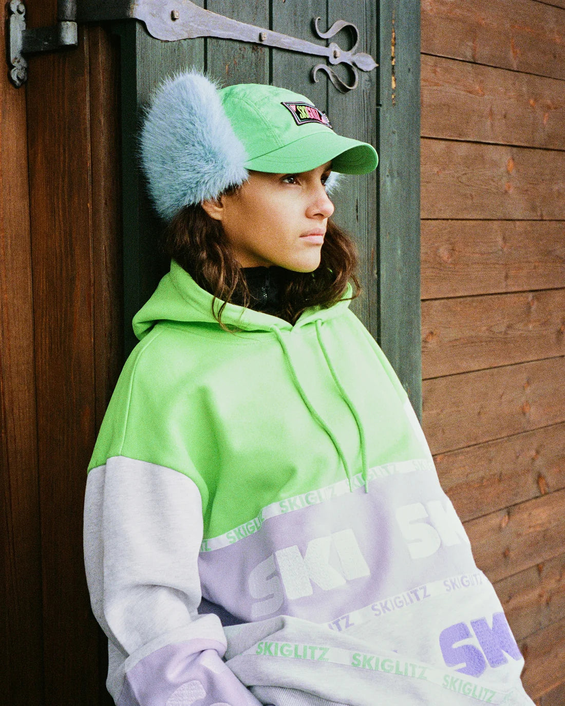 Stieglitz Heidi Kapuzenpullover Melange Grau - Oversized Komfort - 80% Baumwolle / 20% Polyester - SKIGLITZ Kollektion - Größe M