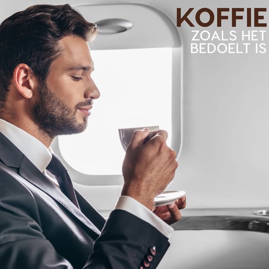 NOI Amsterdam - Manuelle Kaffeemühle - Kaffeemühle - Bohnenmühle mit verstellbaren Positionen inkl. Reinigungsbürste - Edelstahl - Keramikscheiben - Küchenzubehör - Kaffee - Kaffeebohnen