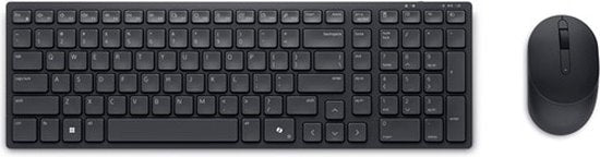 DELL Pro – kompakte, leise Tastatur und leise Maus – KM555 – Belgisch (AZERTY)