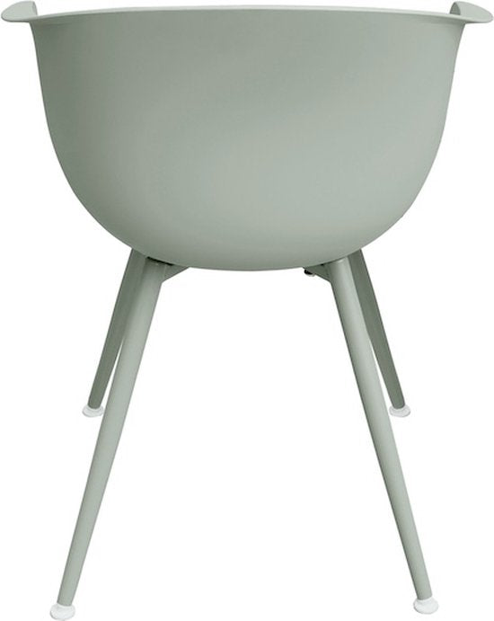 Feel Home - Luxuriöser Schalensitz für den Außenbereich - MOSS Grey - Set aus 2 Teilen