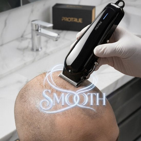 Haarschneidemaschine für Männer – 20-teiliges Friseurset – Trimmer für Kopf und Bart – Haarschneideset mit Friseurschere