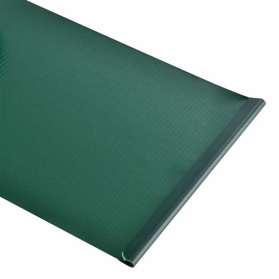 PVC-Sichtschutzstreifen - 3 Stück - 35 Meter - Grün - inkl. Befestigungsclips